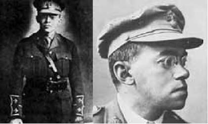 Ze'ev Jabotinsky, one of Zionist leaders, in a fascist uniform