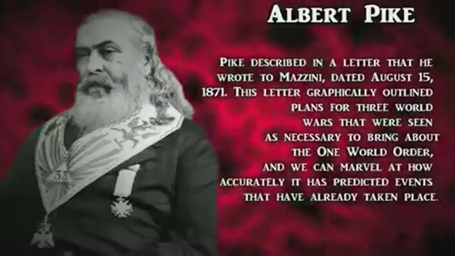 Albert Pike plan for NWO