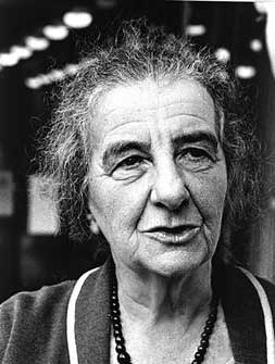 Nazi Golda Meir: "There is no such thing as a Palestinian."