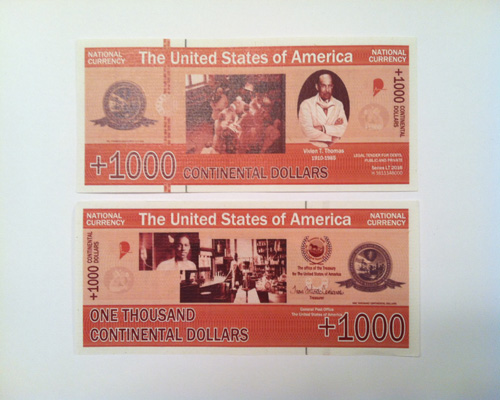 US Continental dollar, 1000 UCD